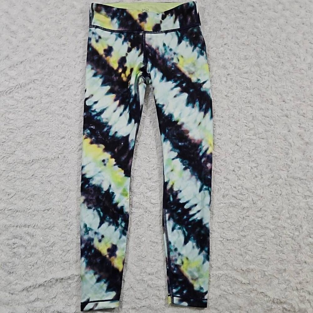 Athleta girl size M 8-10 Chit Chat tight Chroma Dye Cool #351918